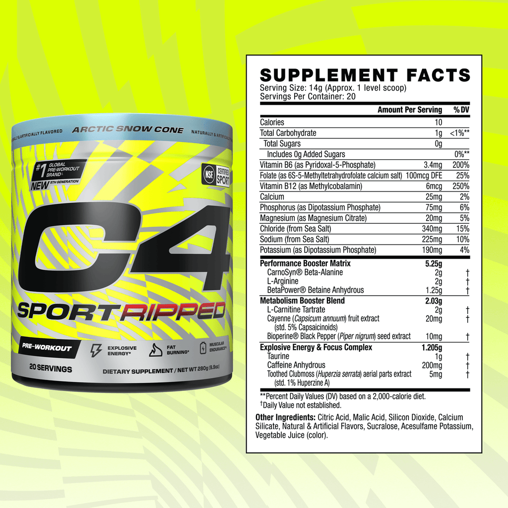 C4 Sport Ripped Artic Snow