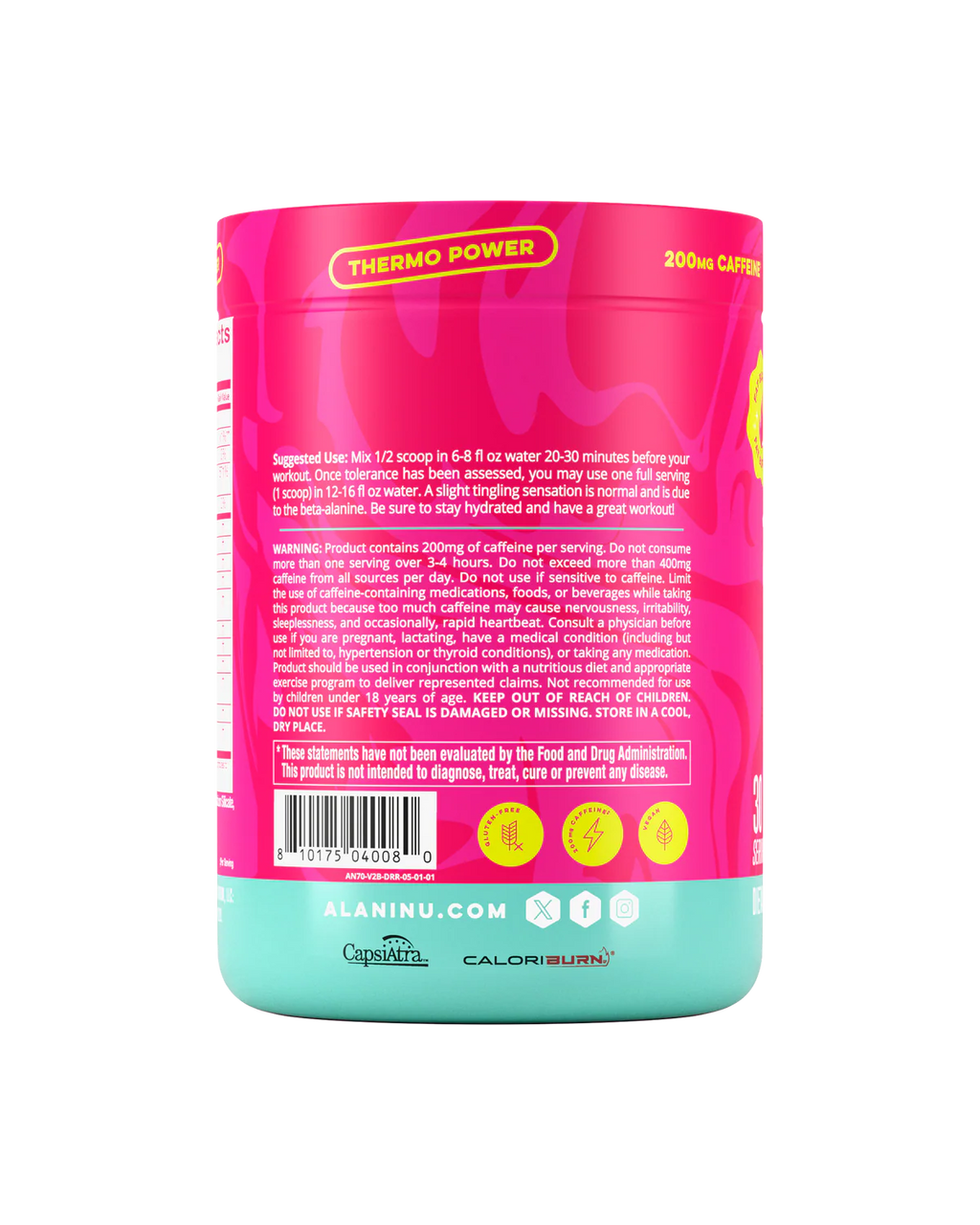 Alani Nu Pre-Workout + Burn
