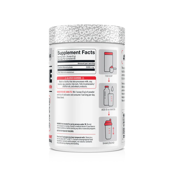 Basic Supplements Creatine (10.6 oz) (unflavored)