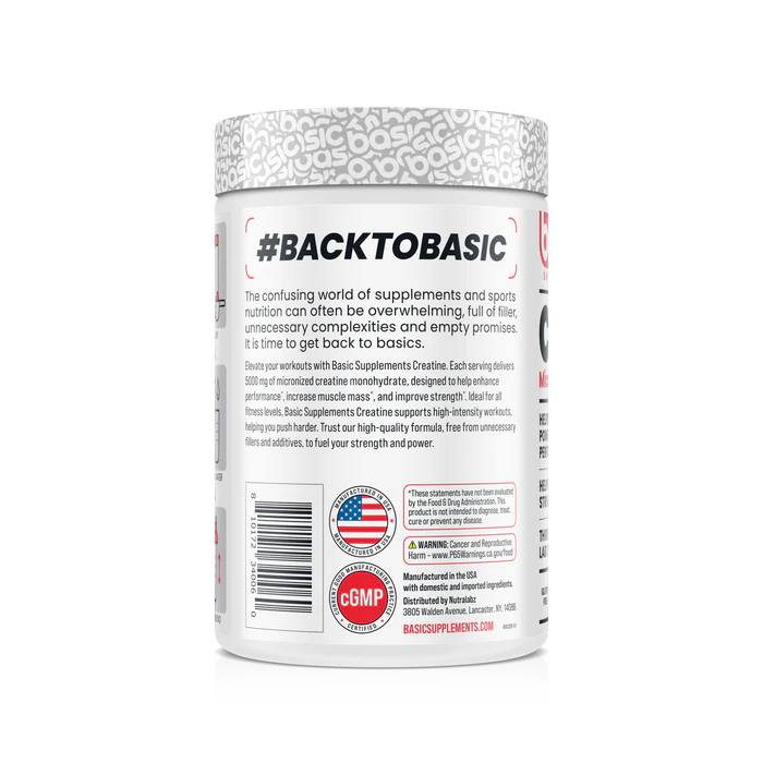 Basic Supplements Creatine (10.6 oz) (unflavored)