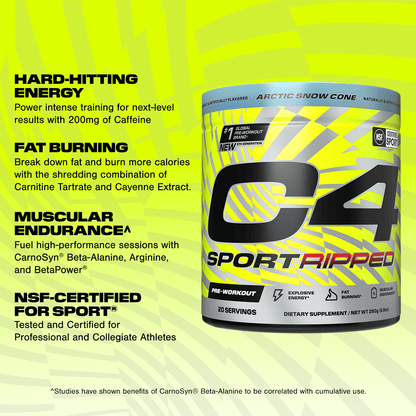 C4 Sport Ripped Artic Snow